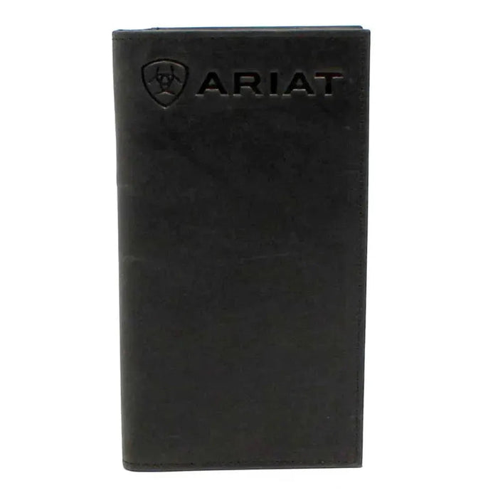 Ariat Black Embossed Logo - Men's Rodeo Wallet - Hatcountry