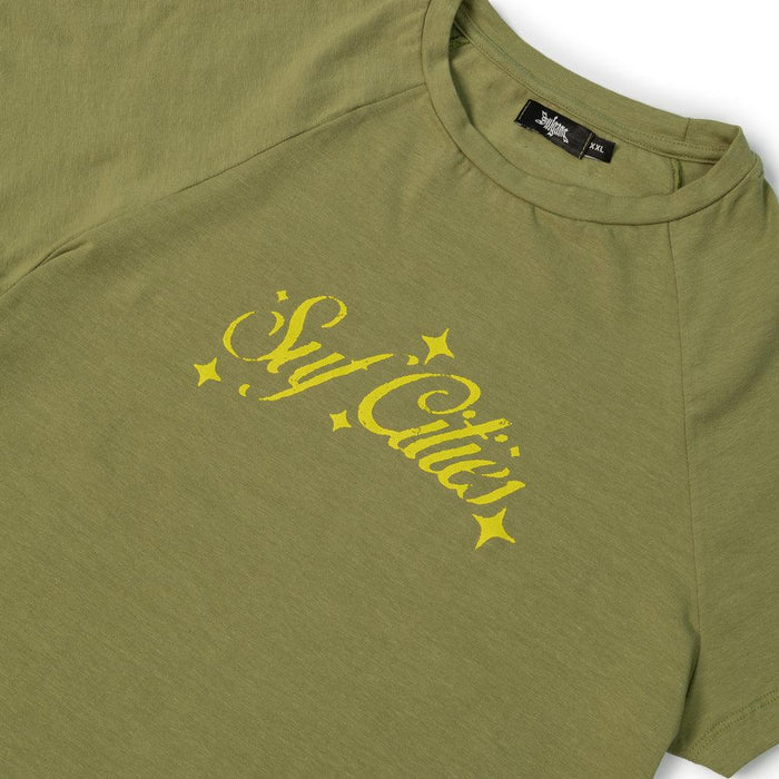 BABY TEE SUF CITIES MILITARY GREEN - Four Street