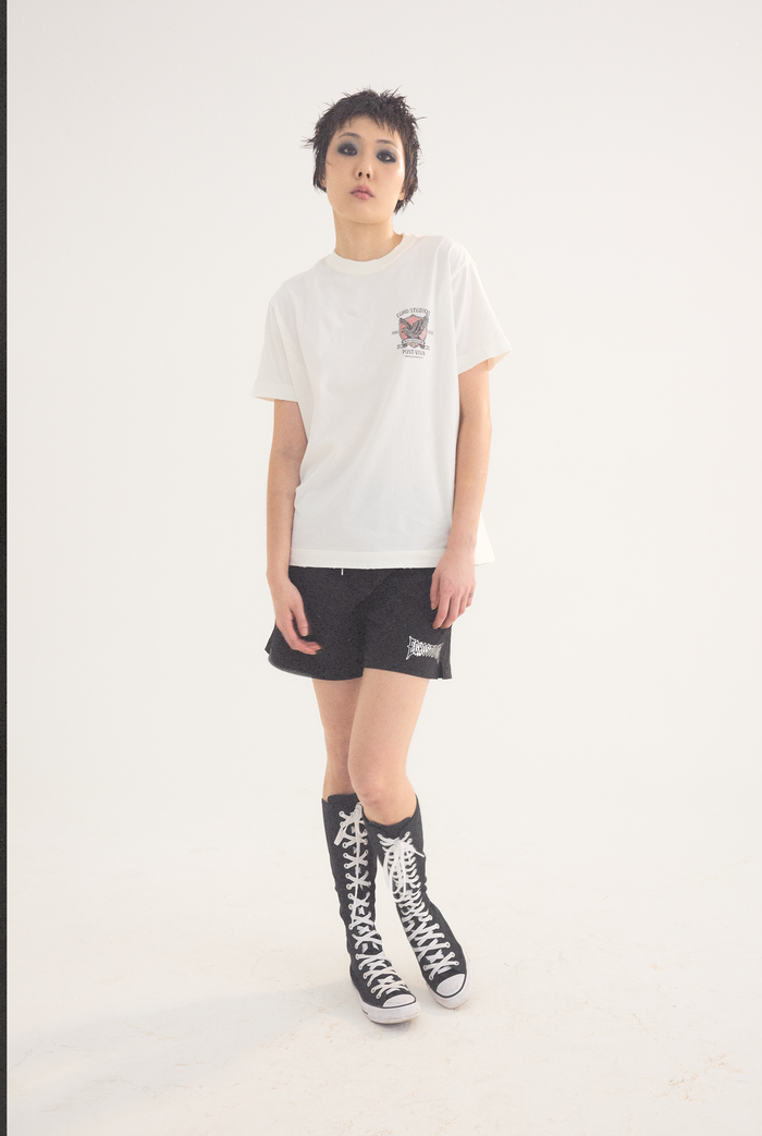 BLACK BIRD REGULAR TEE - OW