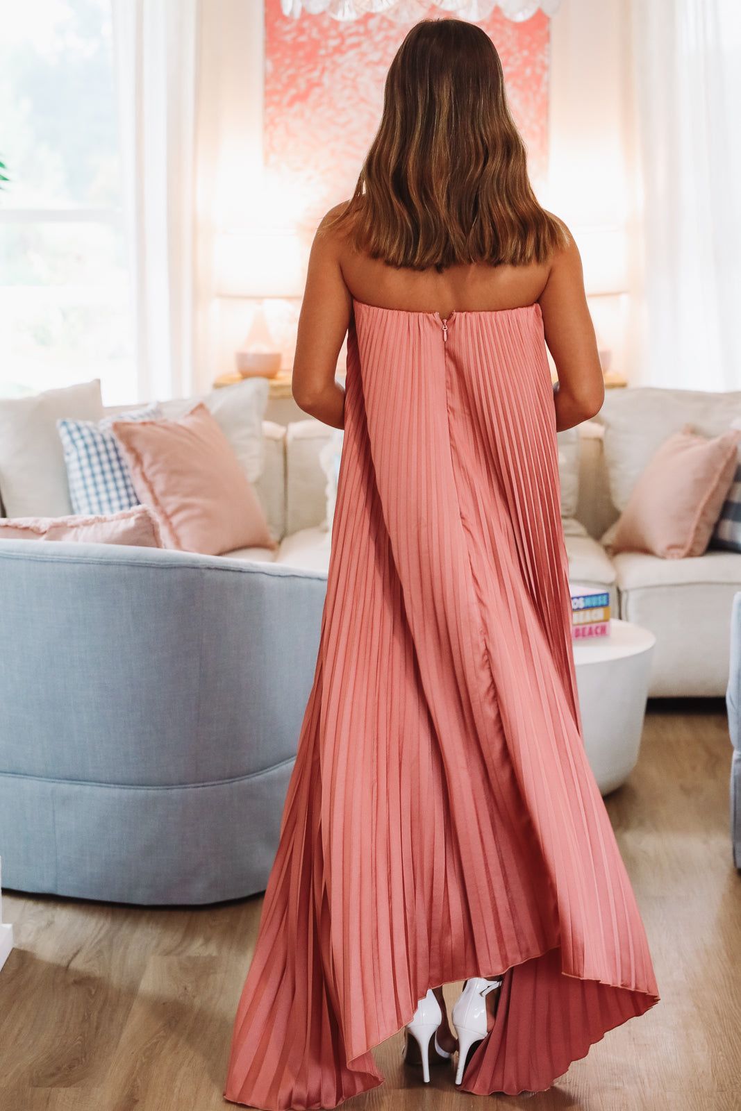 Moonlight Maxi Dress - Blush Pink