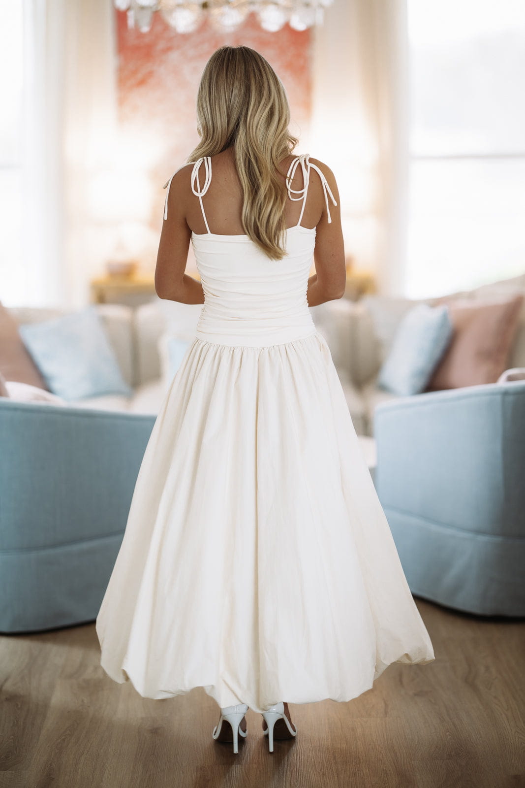 Lingering Love Maxi Dress - Cream
