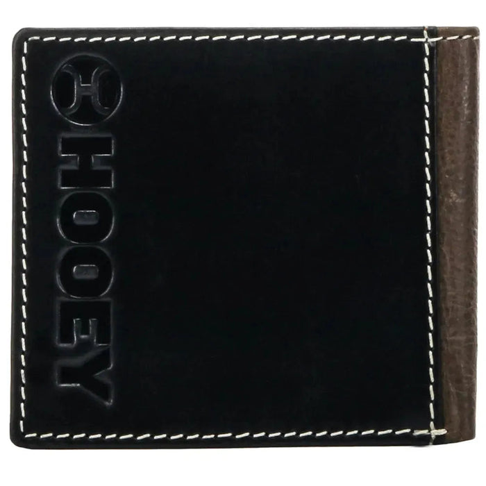HOOey Aztec Inlay with Logo Rivet (Brown/Black) - Men's Bifold Wallet - Hatcountry