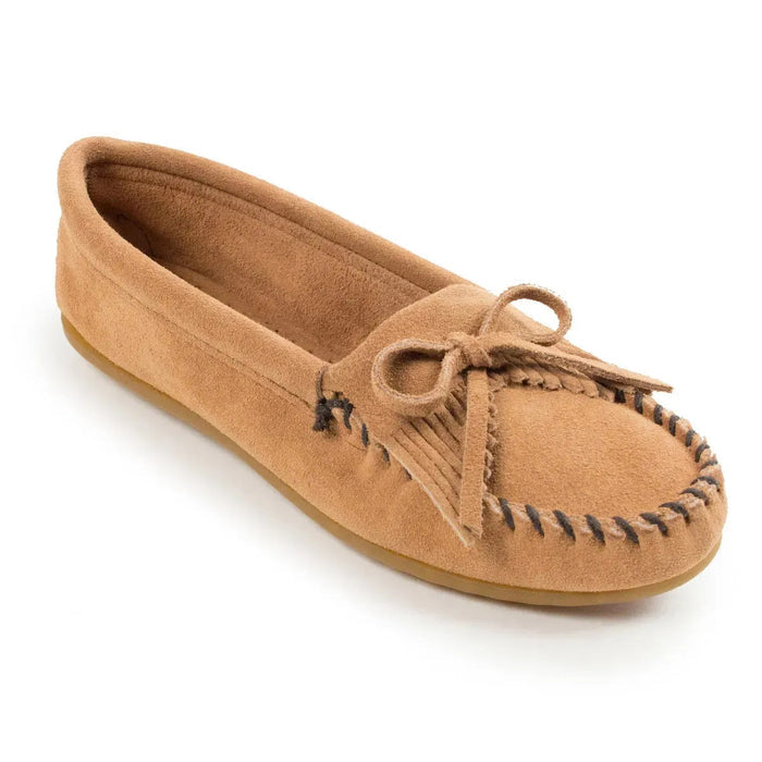 Minnetonka Kilty Hardsole Suede Moc - Womens Moccasins (Tuape) - Hatcountry