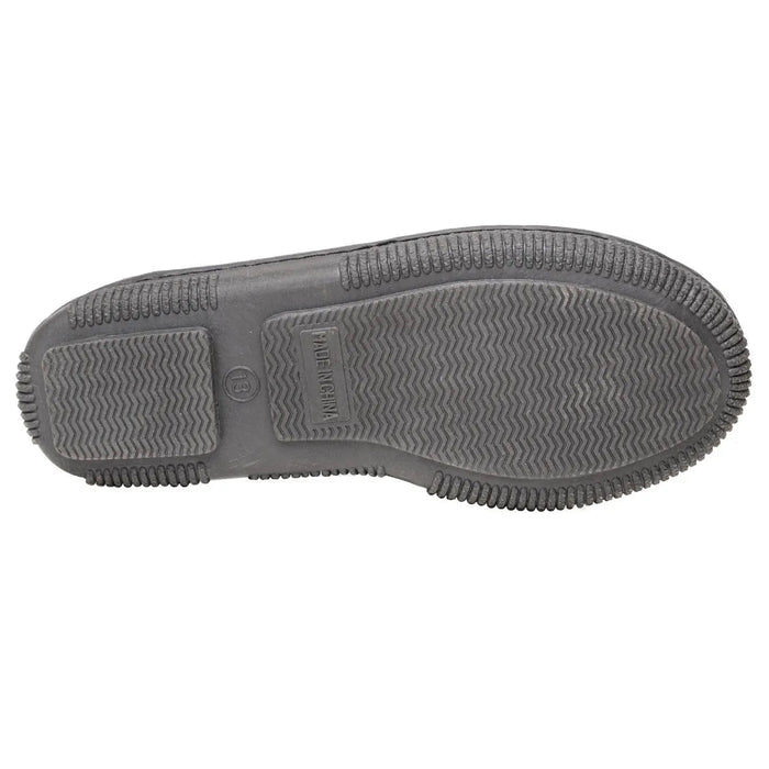 Minnetonka Pile Lined Hardsole Suede (Charcoal) - Children's Slipper - Hatcountry