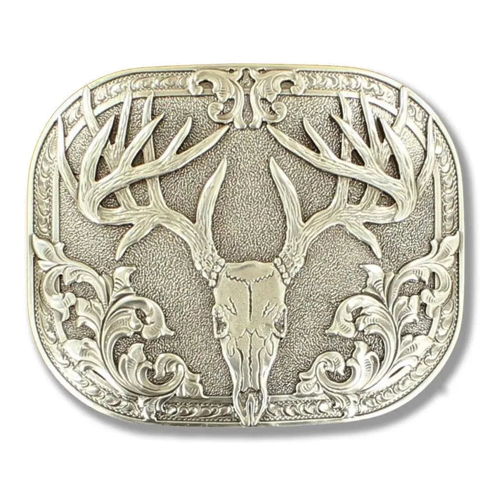Nocona Deer Skull - Belt Buckle - Hatcountry