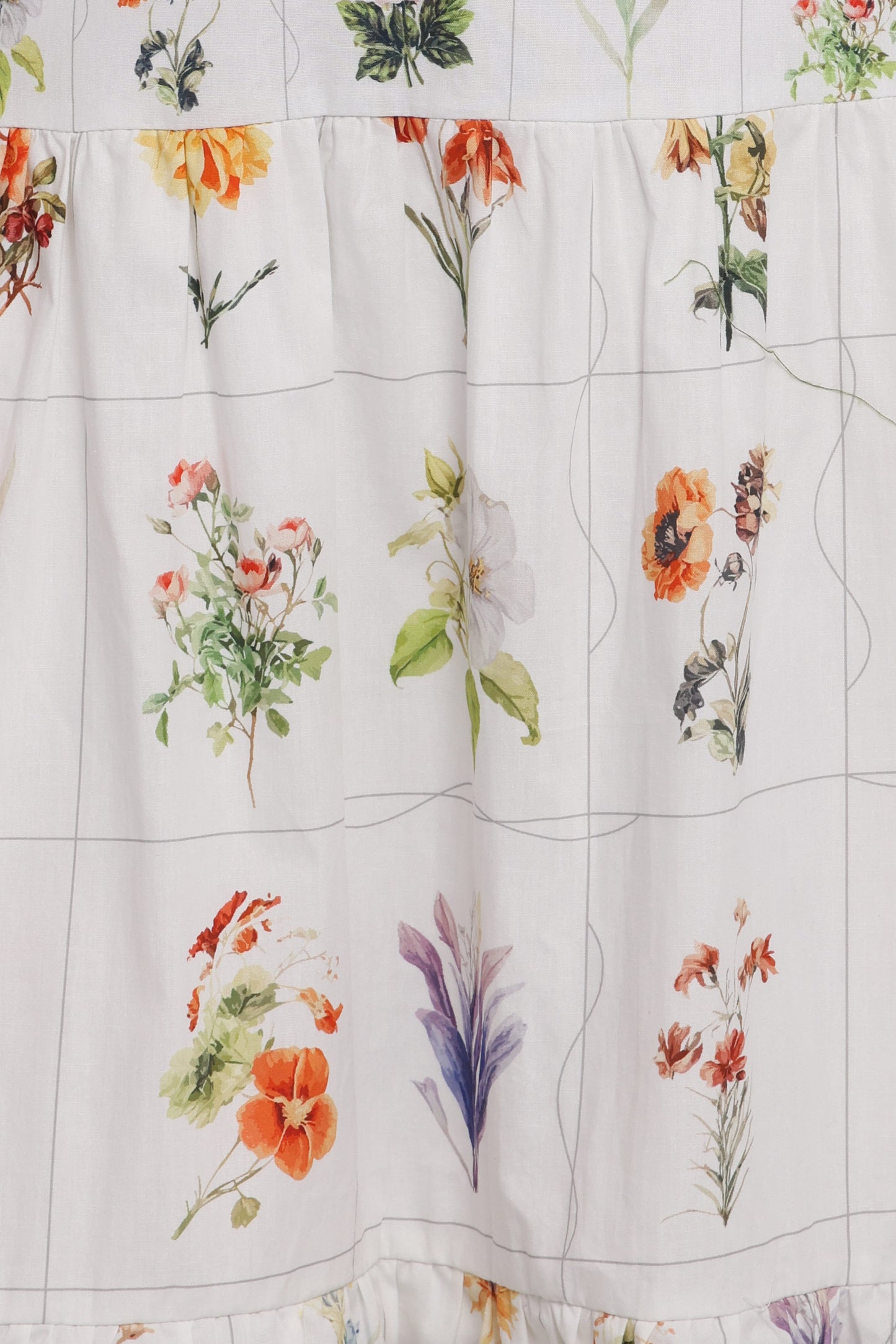 Brooks Maxi Dress - White Floral
