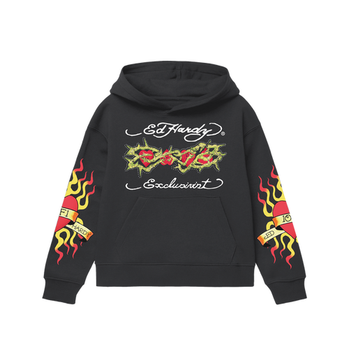 1of1 Ed Hardy "Protected Hearts" Hoodie