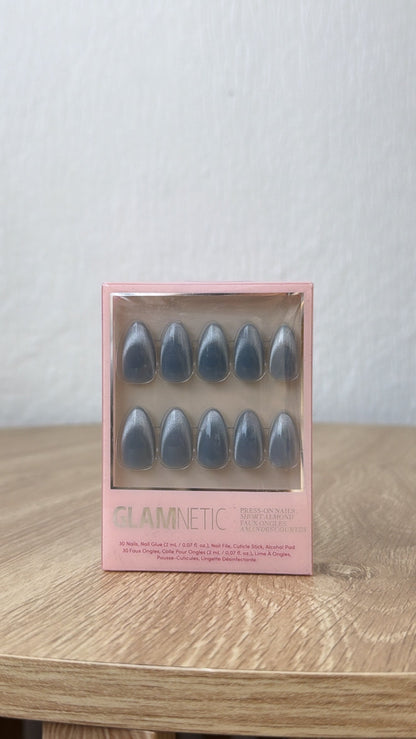 Glamnetic Press On Nails, Baby Blues