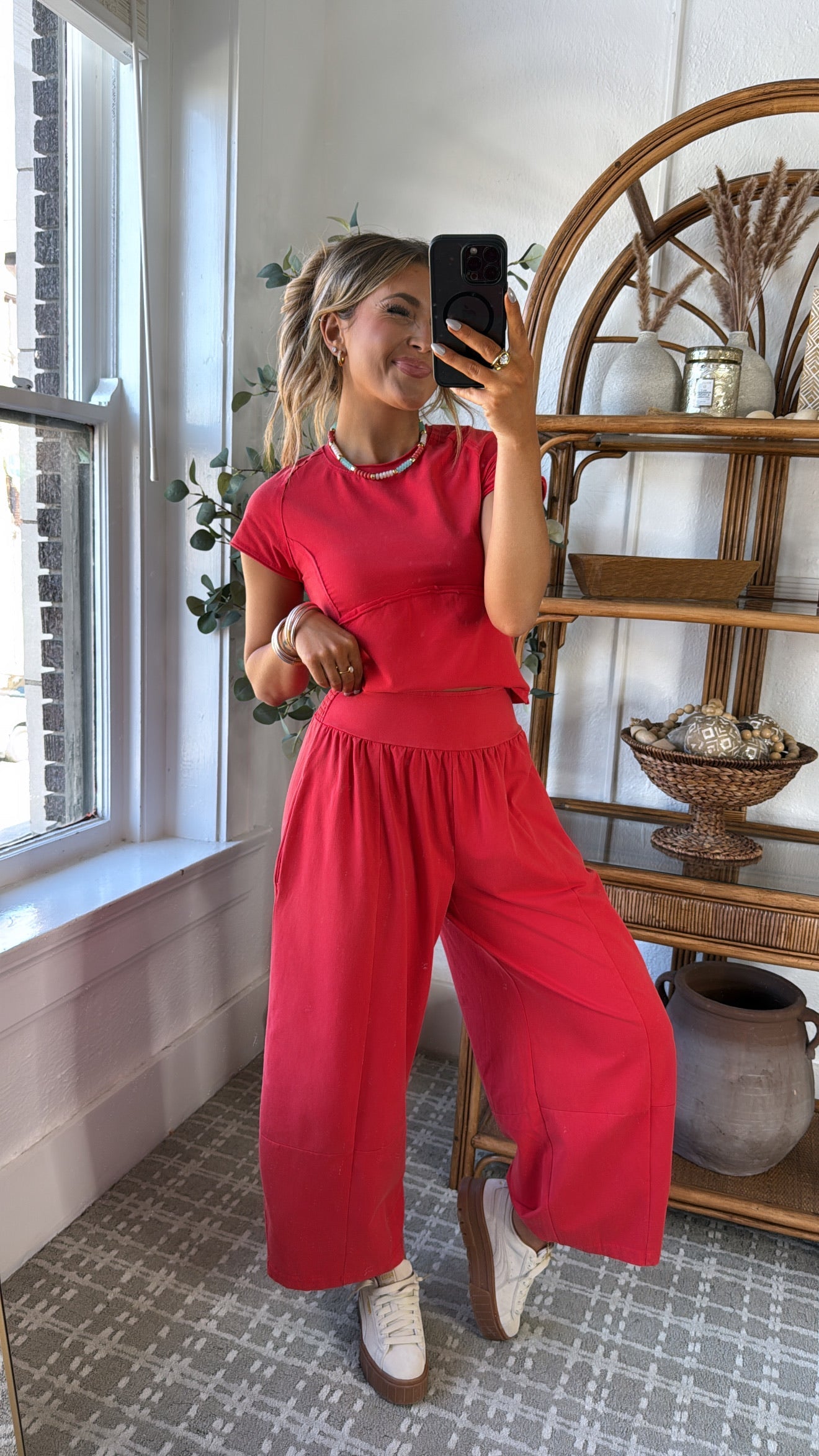 Jetset Lounge Set, Tomato