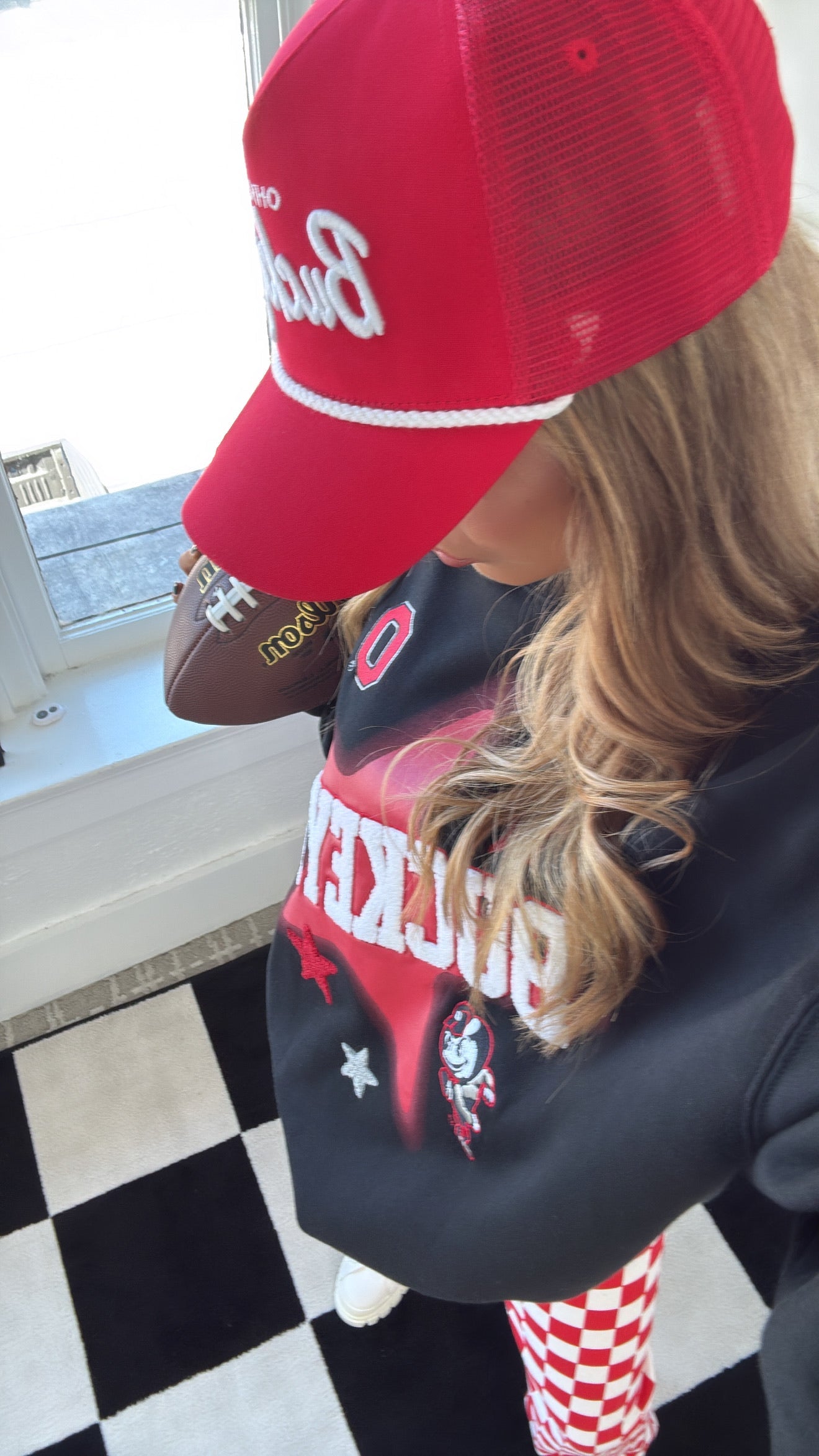 Buckeyes Hat, Red