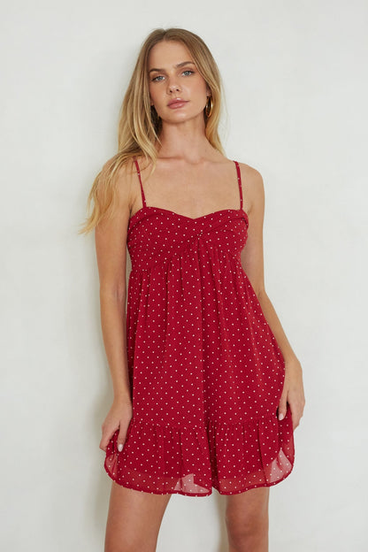 Cleo Babydoll Mini Dress