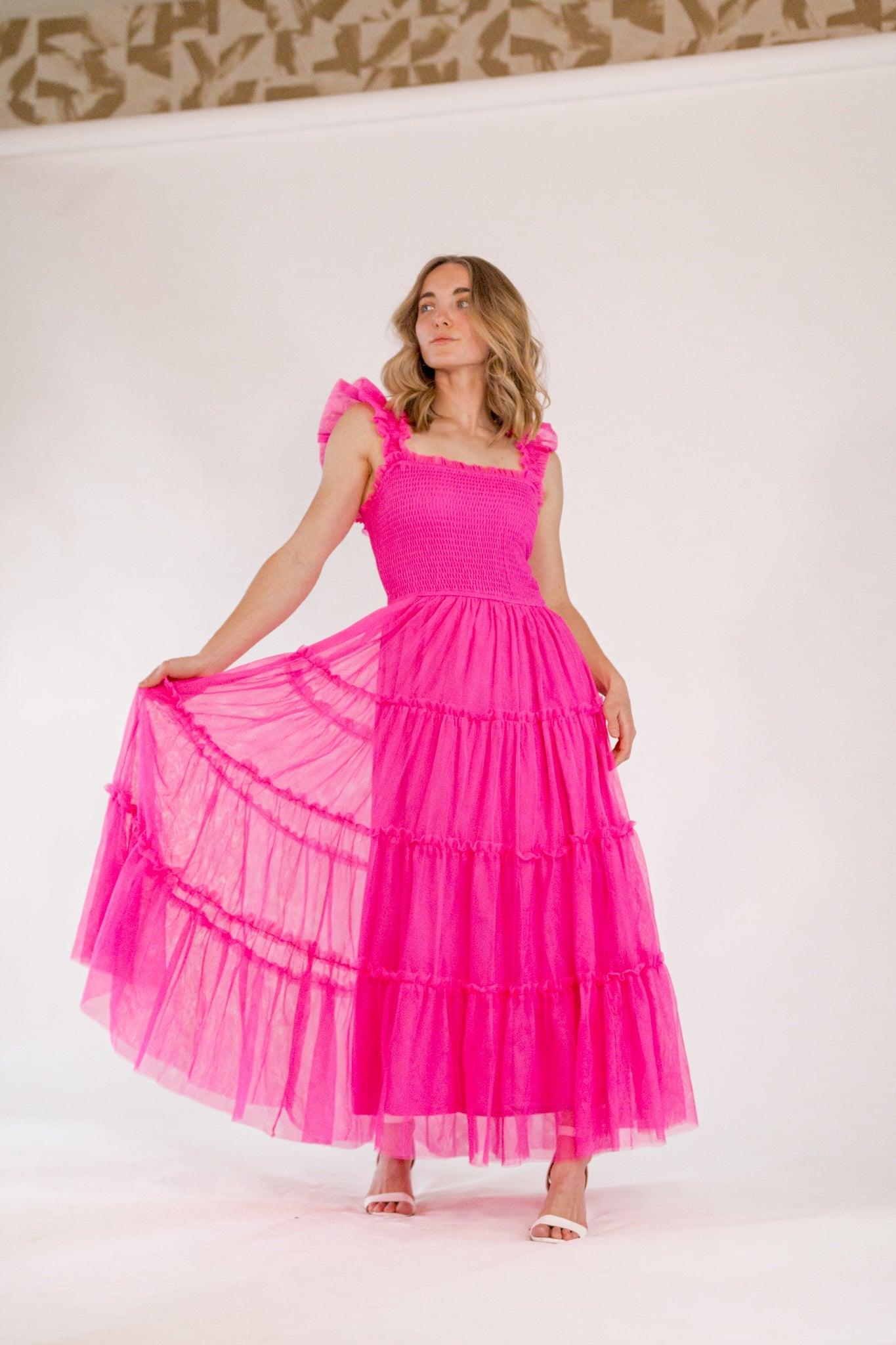 Carmie Tulle Maxi・Fuschia