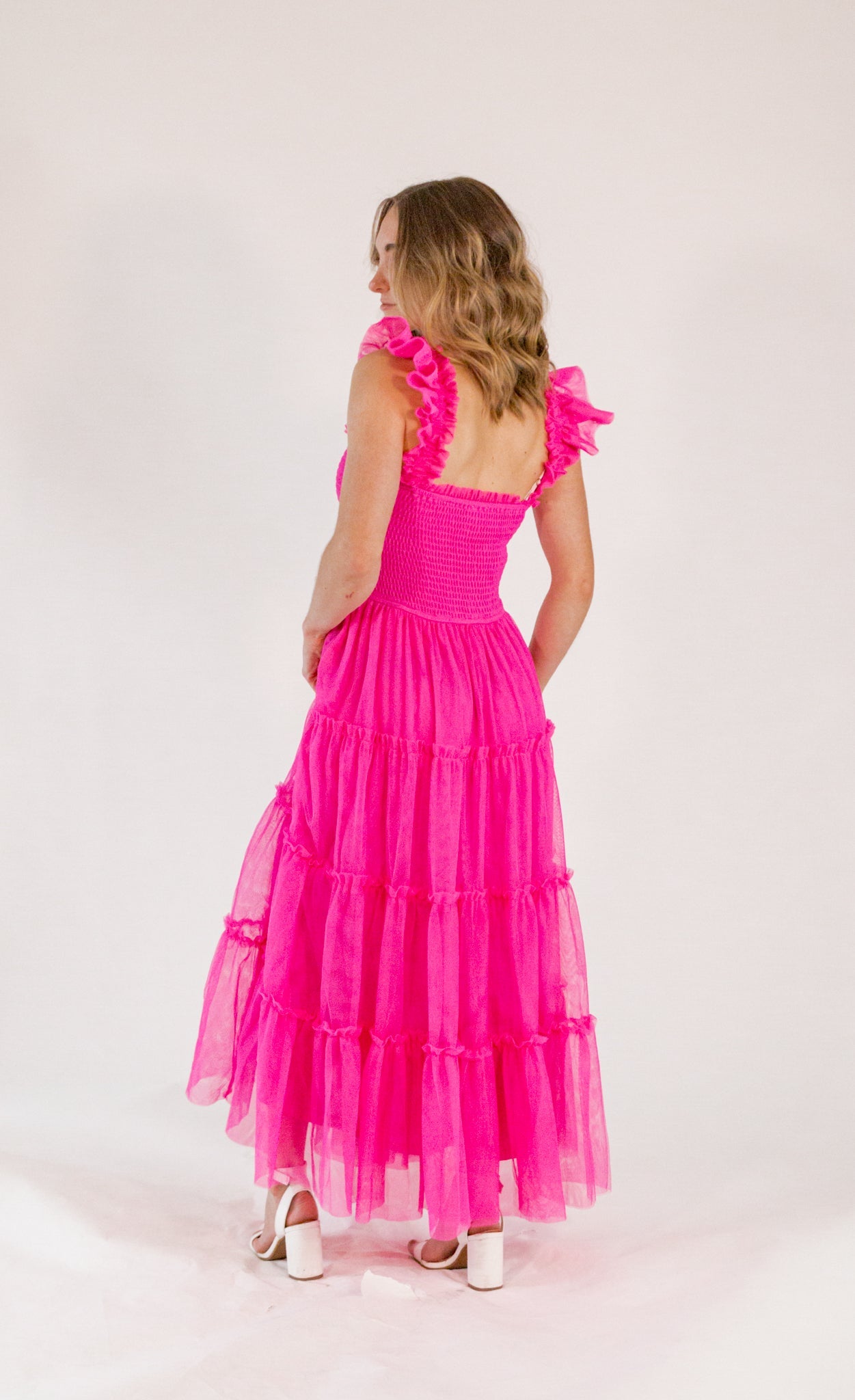 Carmie Tulle Maxi・Fuschia