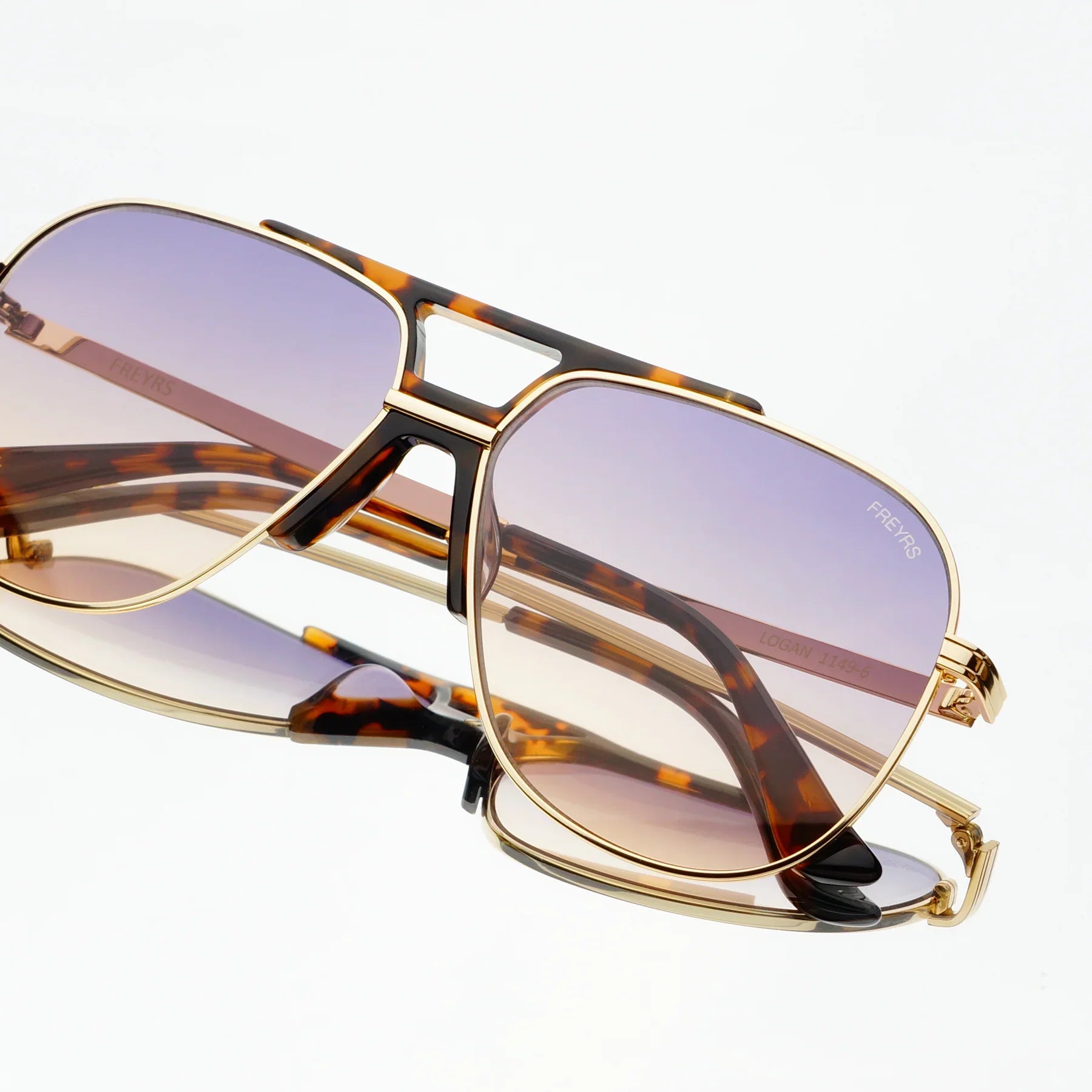 FREYRS Logan Sunglasses WHS - New - Tortoise / Sunrise