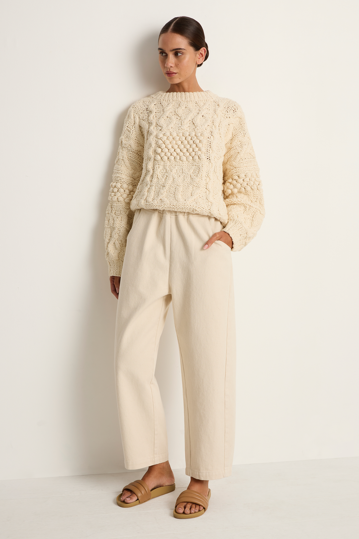 Le Bon Shoppe Arc Pants - Naturel