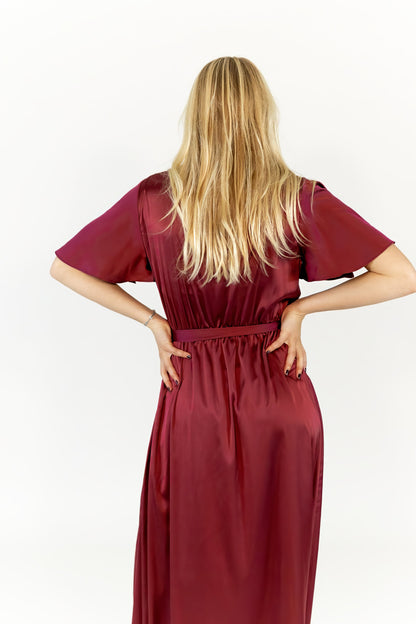Vince Tie Waist Maxi Dress
