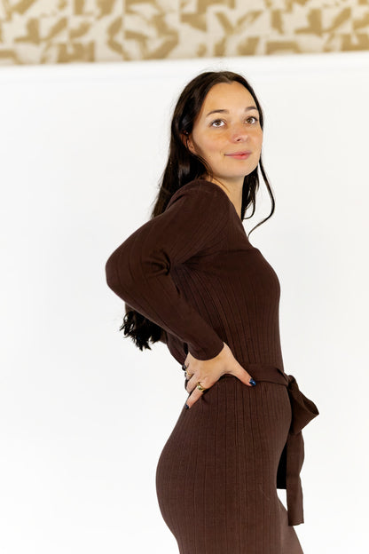 Coco Ribbed Sweater Dress