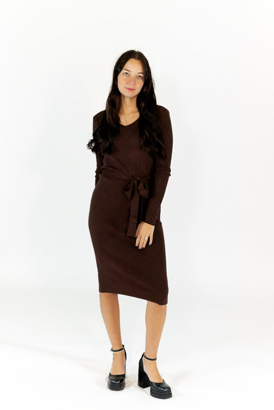 Coco Ribbed Sweater Dress