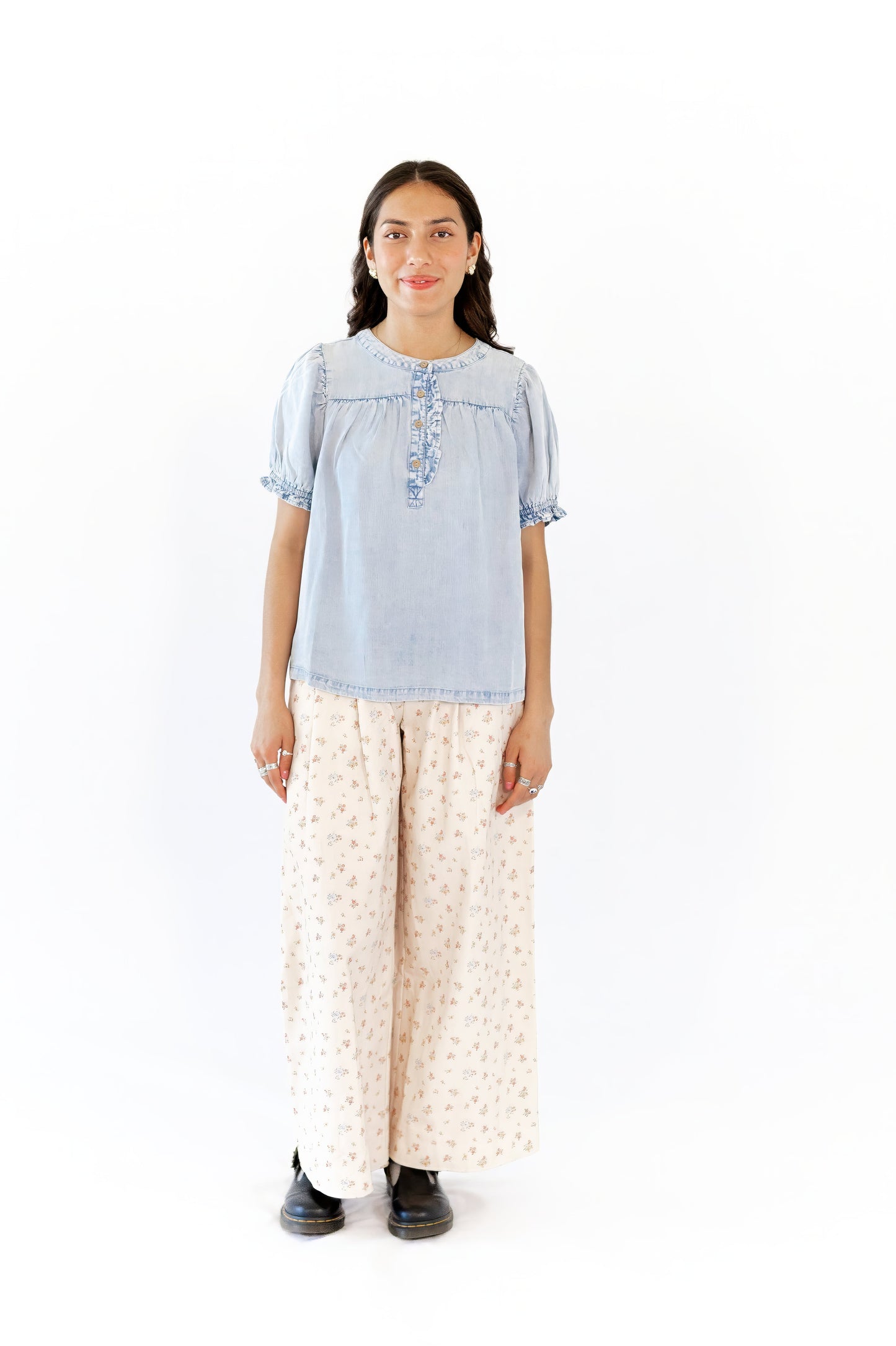 Calia Denim Blouse  ⤫ Restocked