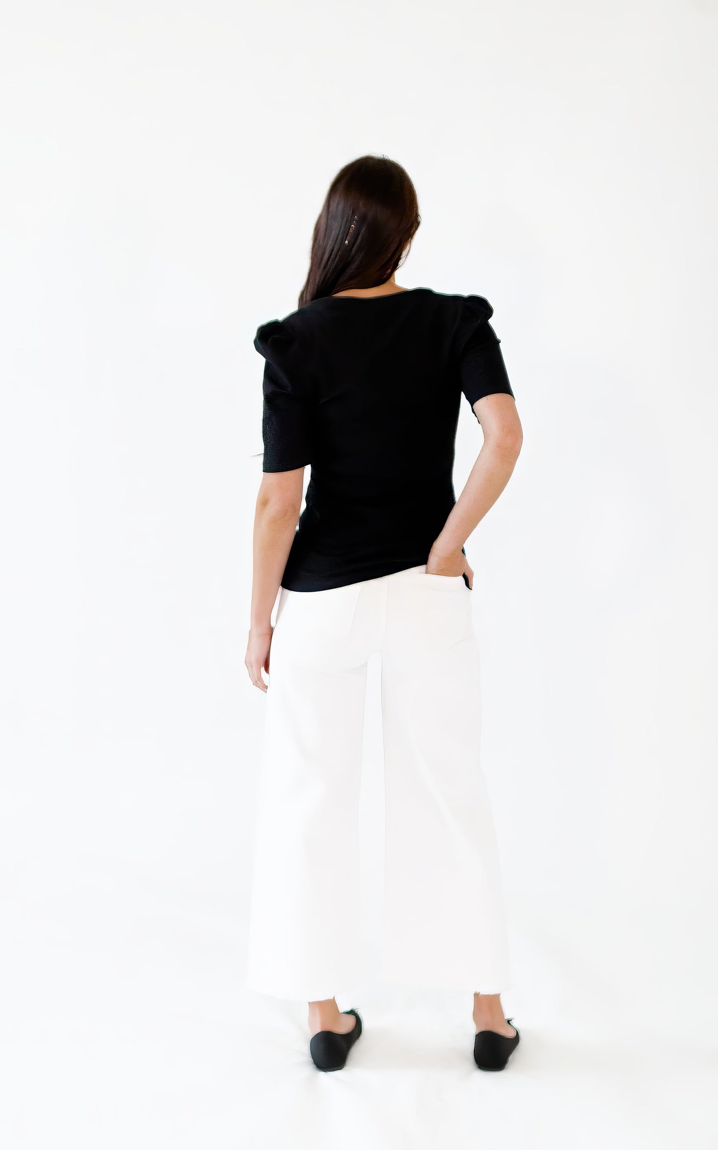 Sloane Ribbed Button Detail Up