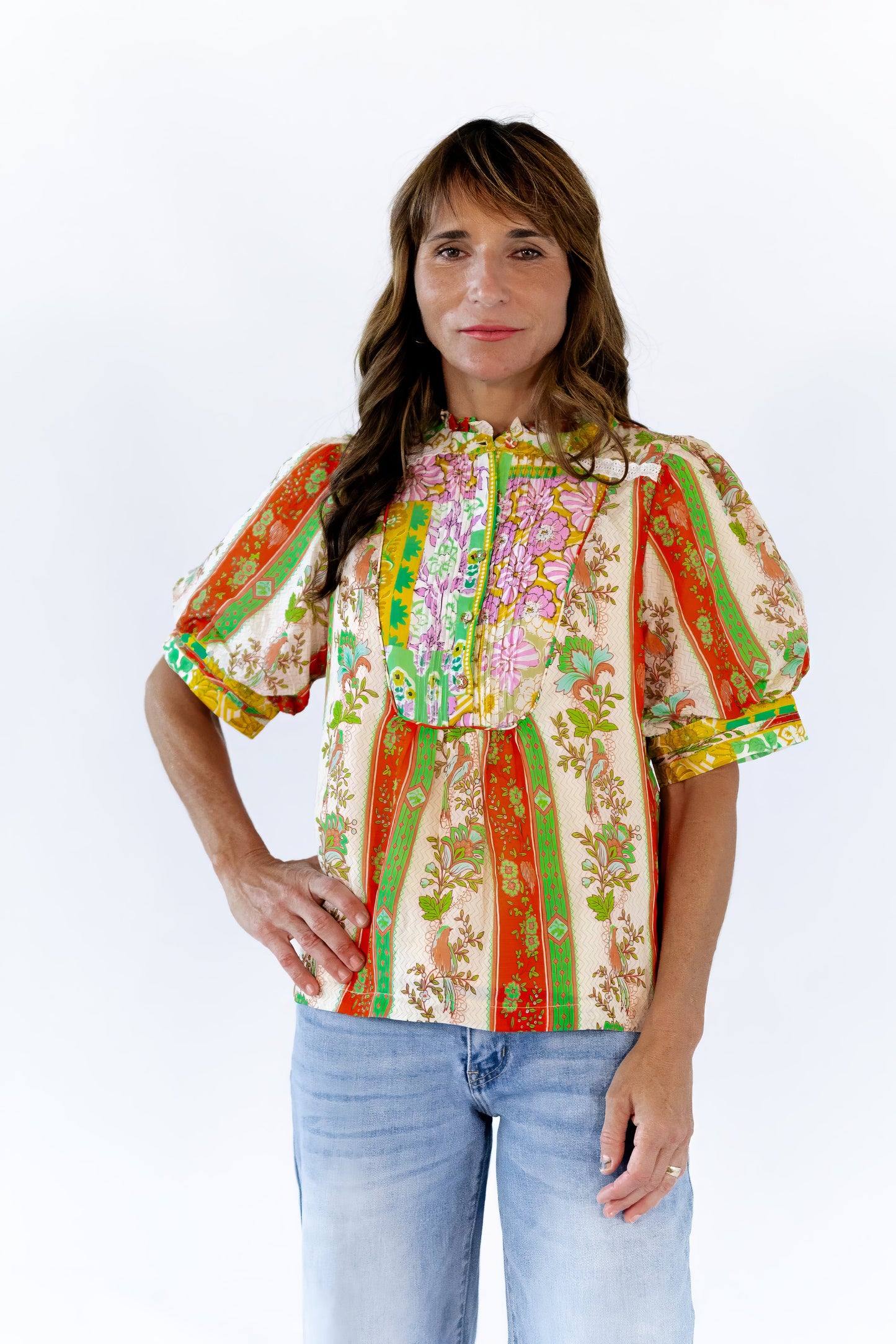 Jadyn Patchwork Blouse
