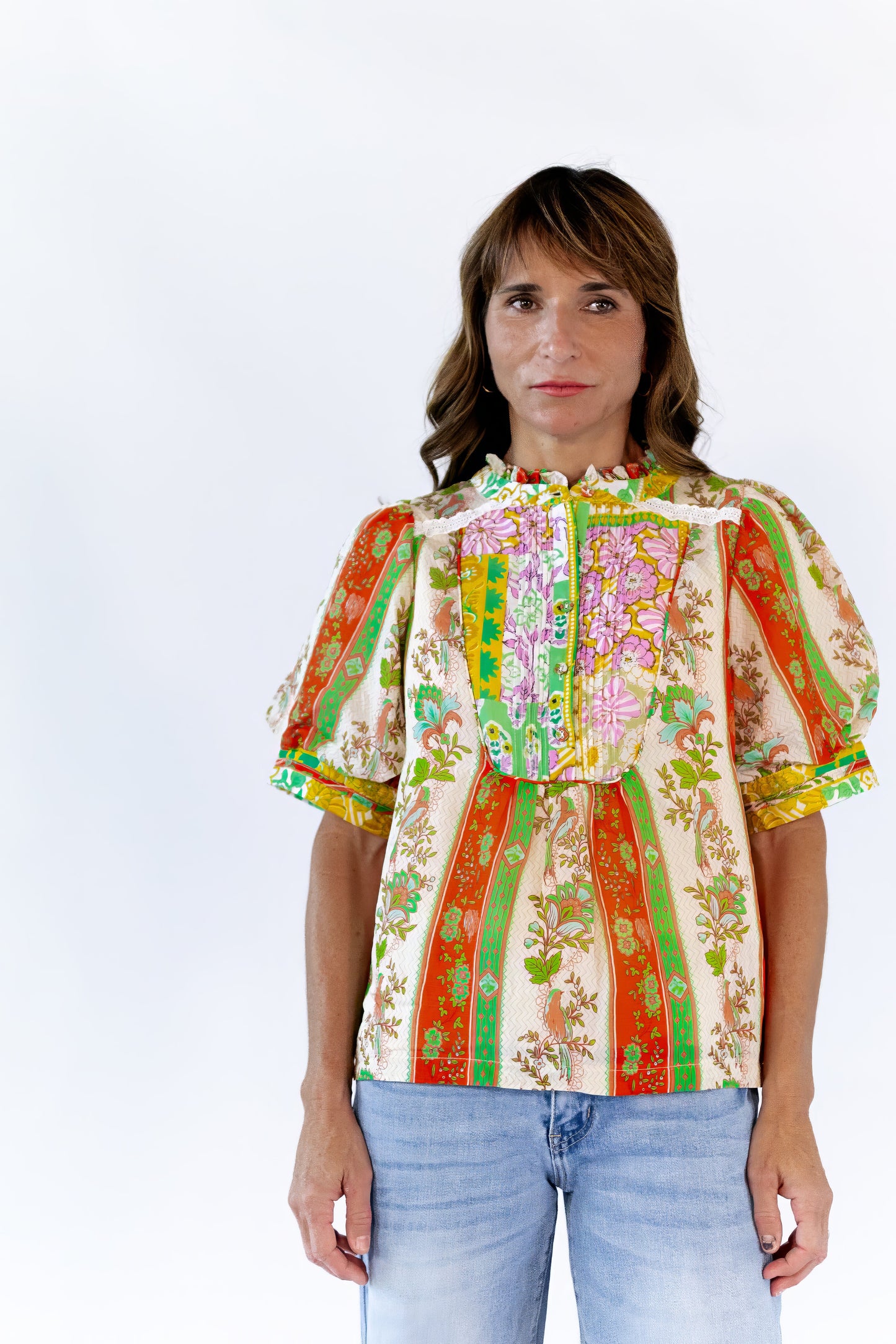 Jadyn Patchwork Blouse