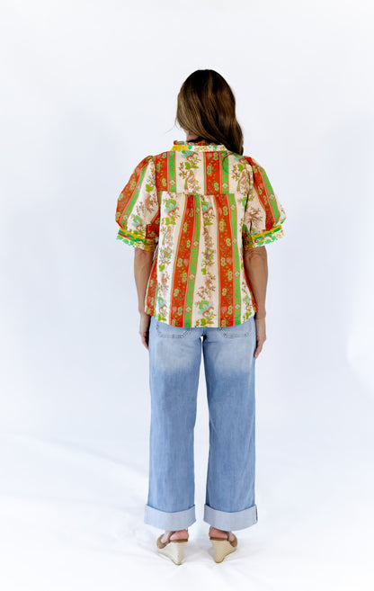 Jadyn Patchwork Blouse