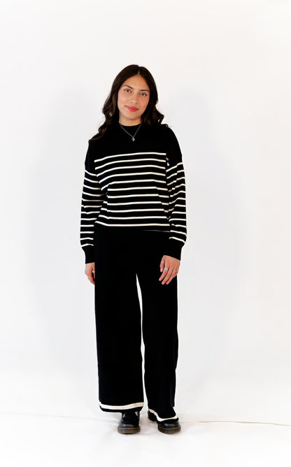 Jenny Striped Sweater Set