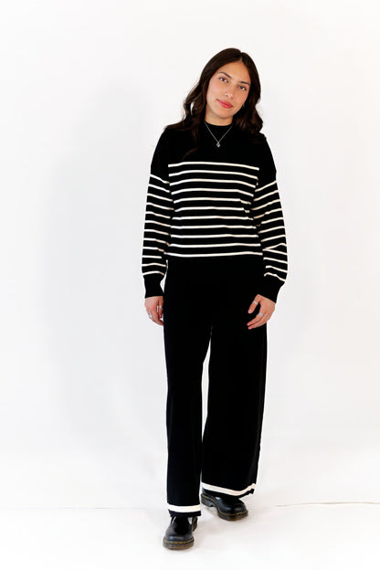 Jenny Striped Sweater Set