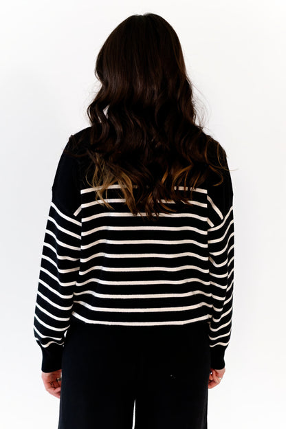 Jenny Striped Sweater Set