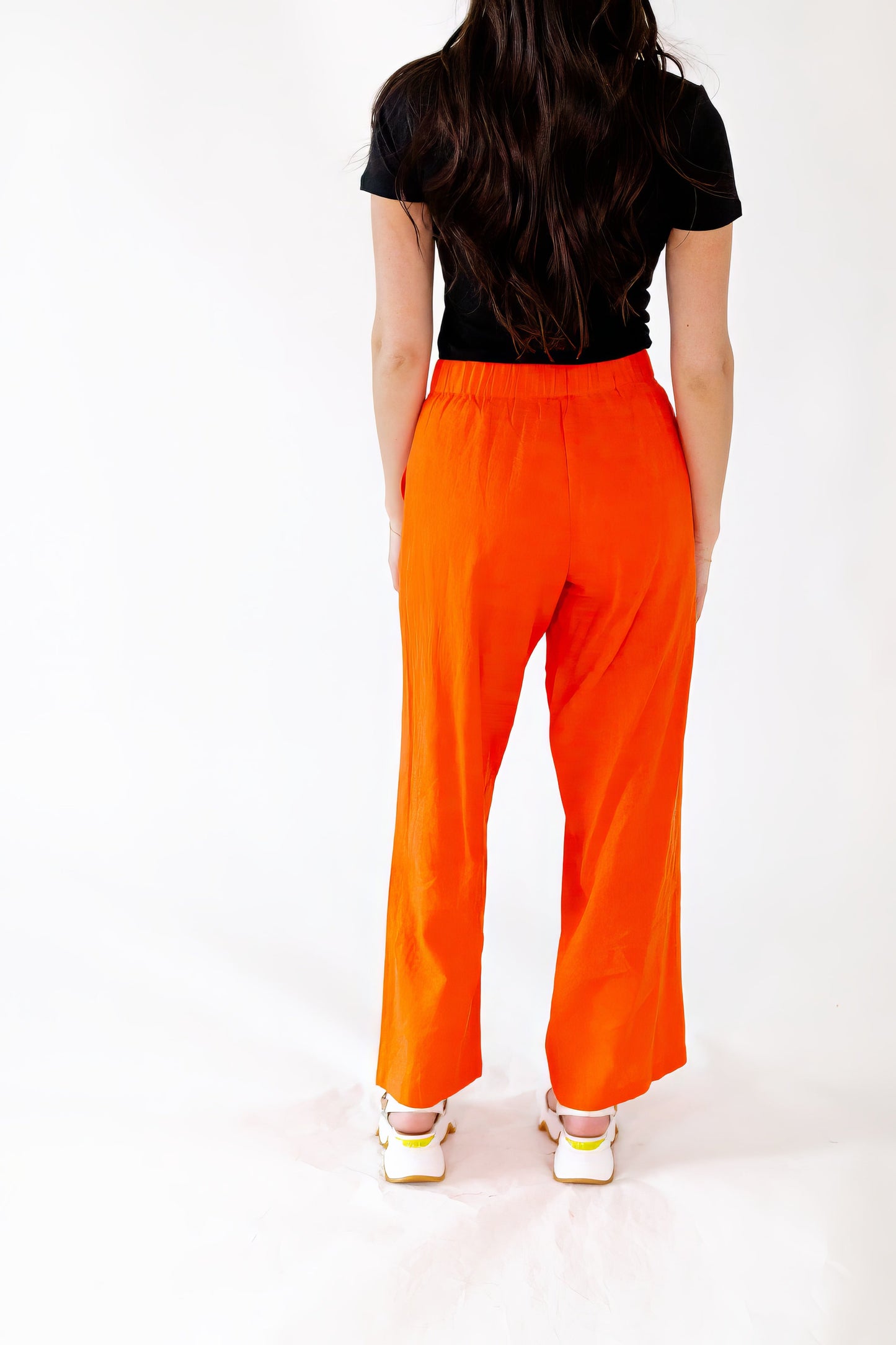 Faye Linen Pleated Pants