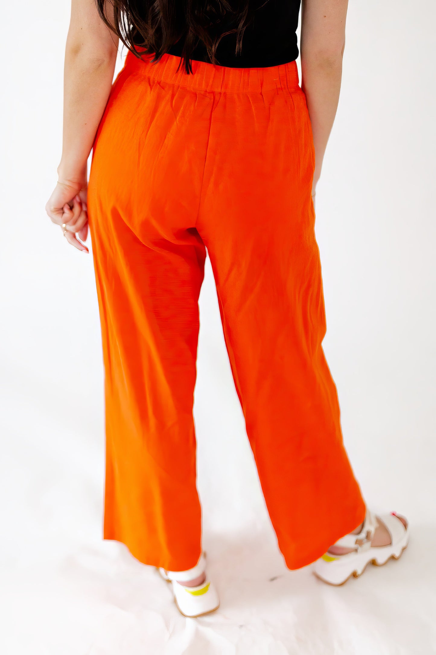Faye Linen Pleated Pants