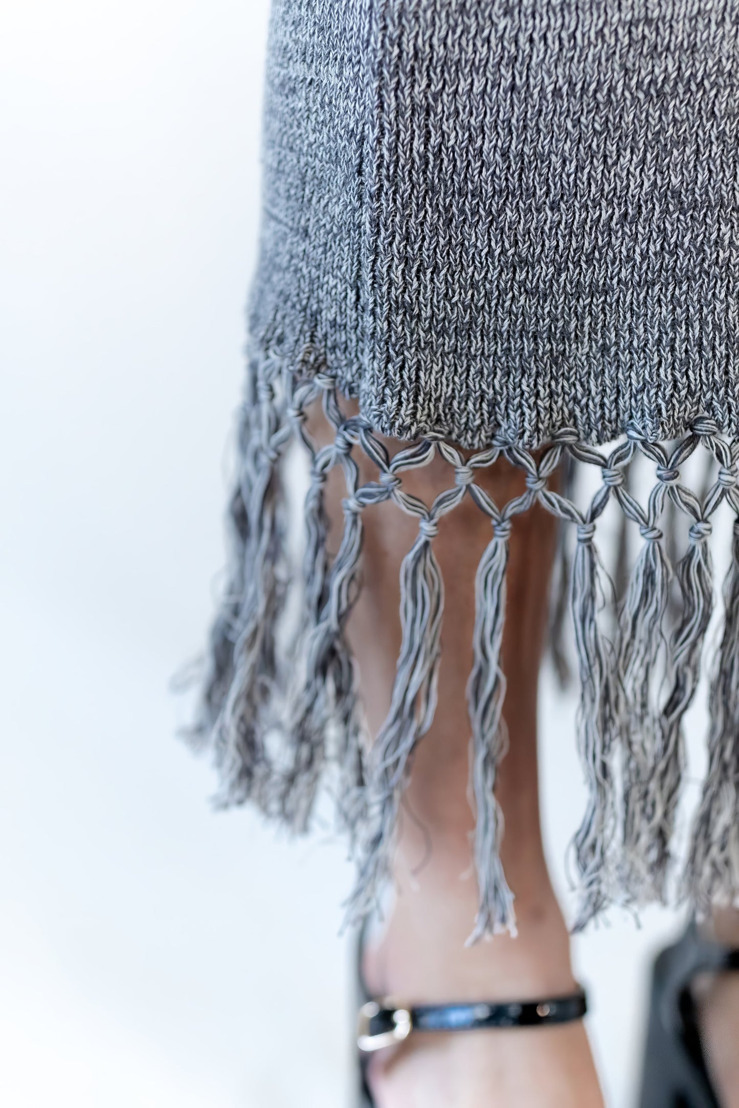 Cece Tassel Hem Dress