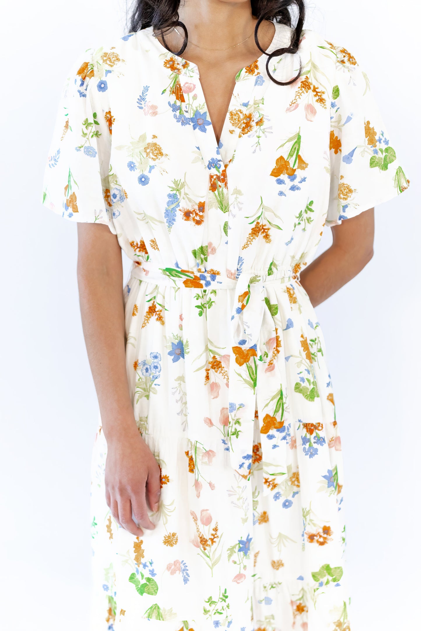 Kimmy Floral Midi Dress  ⤫ Restocked