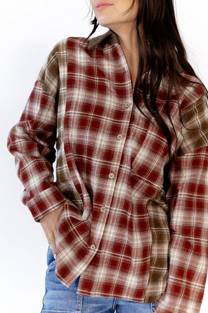 Katria Plaid Button Down