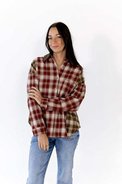 Katria Plaid Button Down