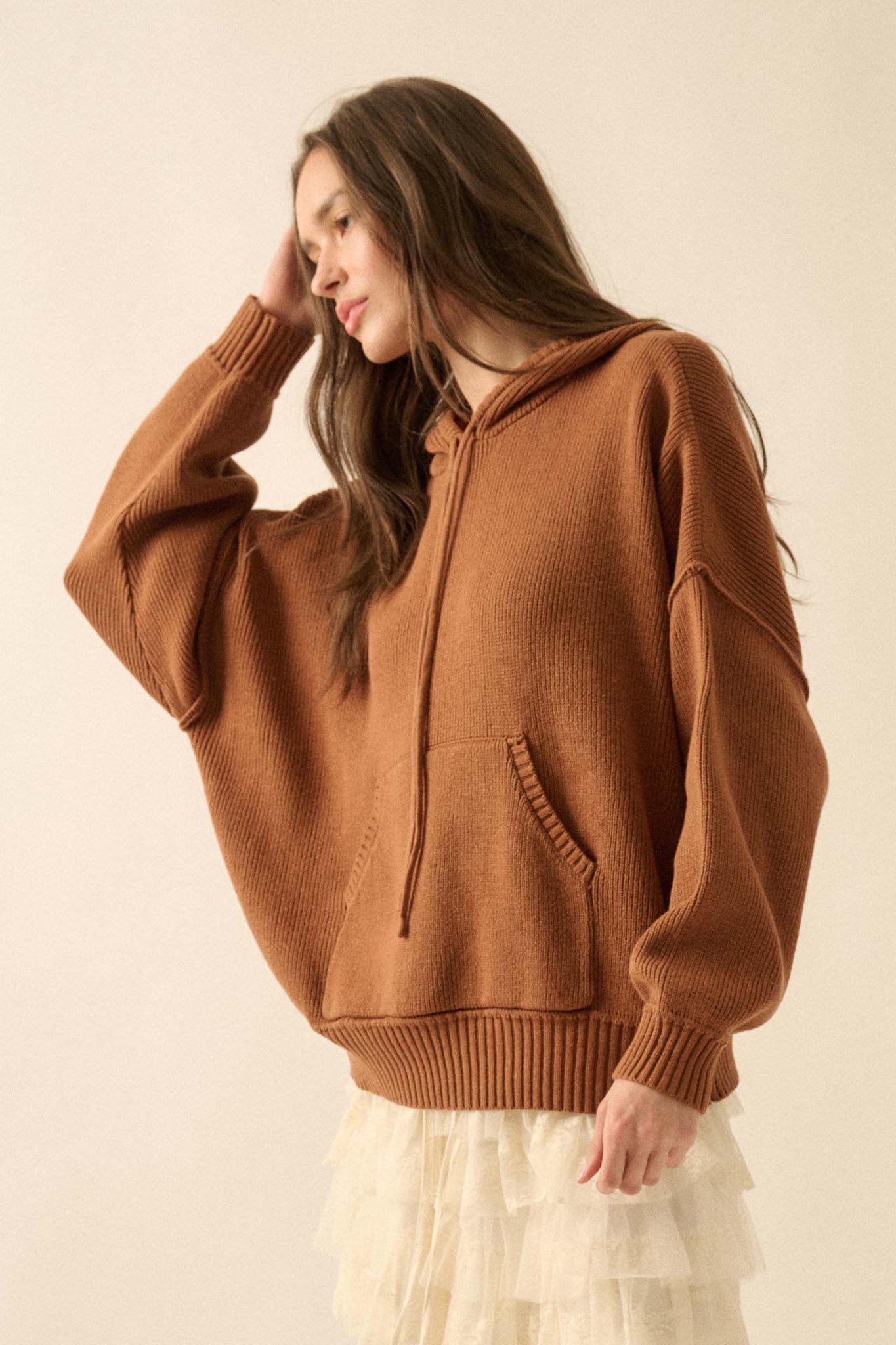 Easy to Please Kangaroo Pocket Hoodie Sweater