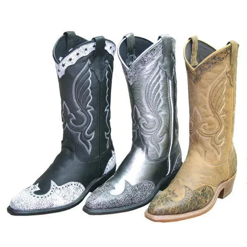 Abilene Texas Star with Overlay- Womens Cowgirl Boots -Tan- Closeout - Hatcountry