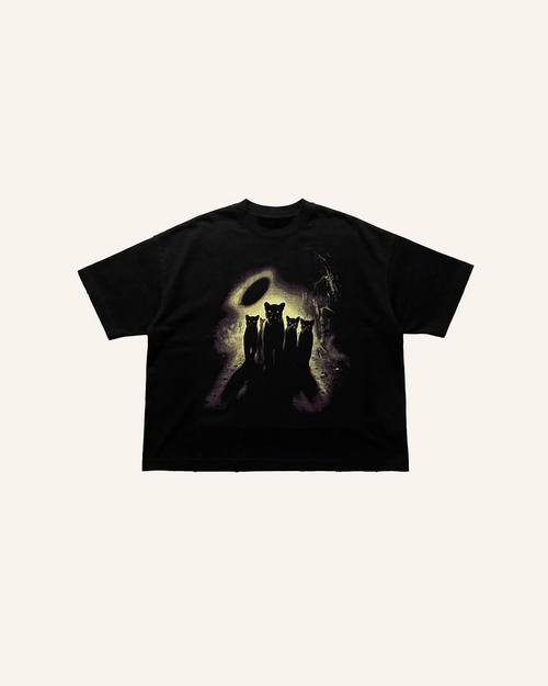 ALCATEIA BOXY TEE - BLACK