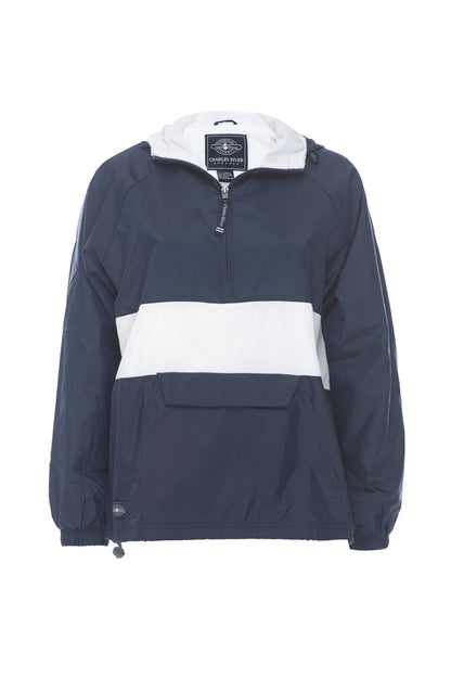 Alpha Delta Pi Classic Striped Windbreaker - Lined