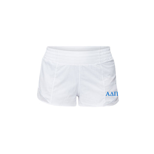 Alpha Delta Pi lululemon Hotty Hot High-Rise Lined Short 2.5" - White