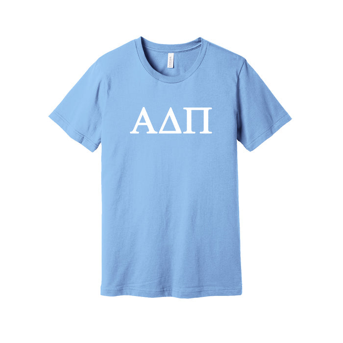 Alpha Delta Pi Short Sleeve T-Shirt - Greek Letter Tee
