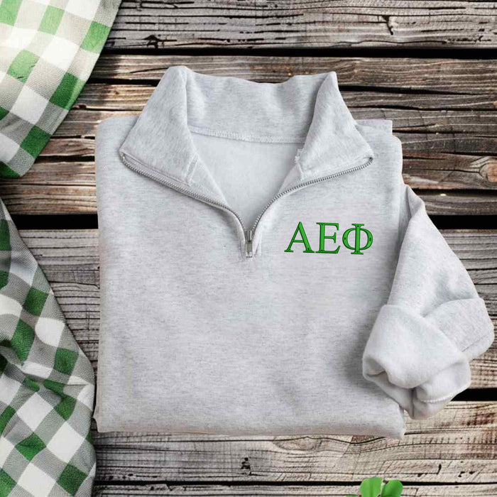 Alpha Epsilon Phi Pullover Qzip Sweatshirt