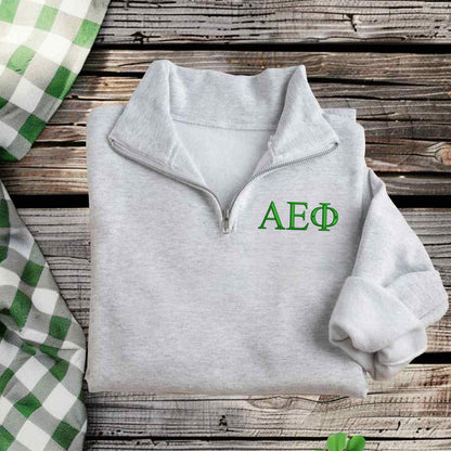 Alpha Epsilon Phi Pullover Qzip Sweatshirt