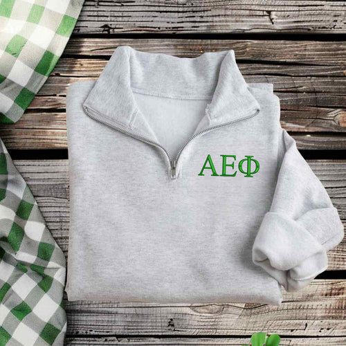 Alpha Epsilon Phi Pullover Qzip Sweatshirt