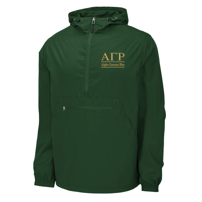 Alpha Gamma Rho Windbreaker - Pullover