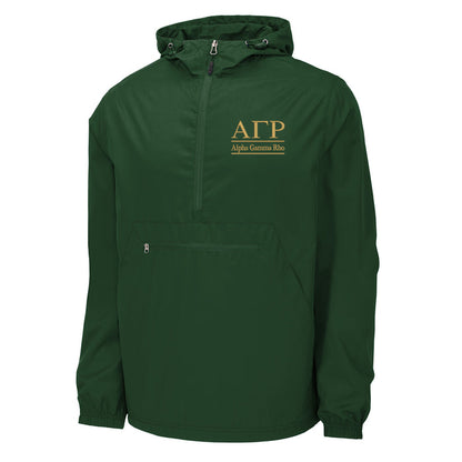 Alpha Gamma Rho Windbreaker - Pullover