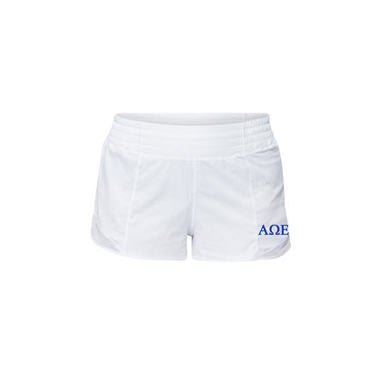 Alpha Omega Epsilon lululemon Hotty Hot High-Rise Lined Short 2.5" - White