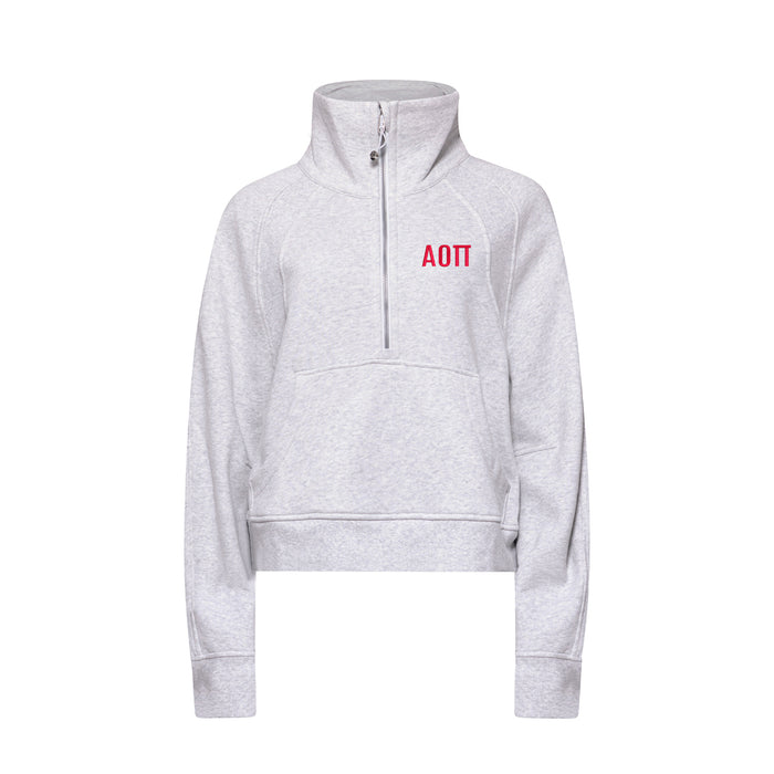 Alpha Omicron Pi lululemon Scuba Oversized Funnel-Neck Half Zip