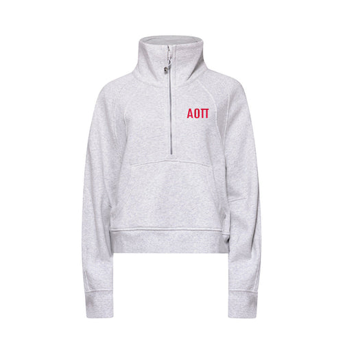 Alpha Omicron Pi lululemon Scuba Oversized Funnel-Neck Half Zip